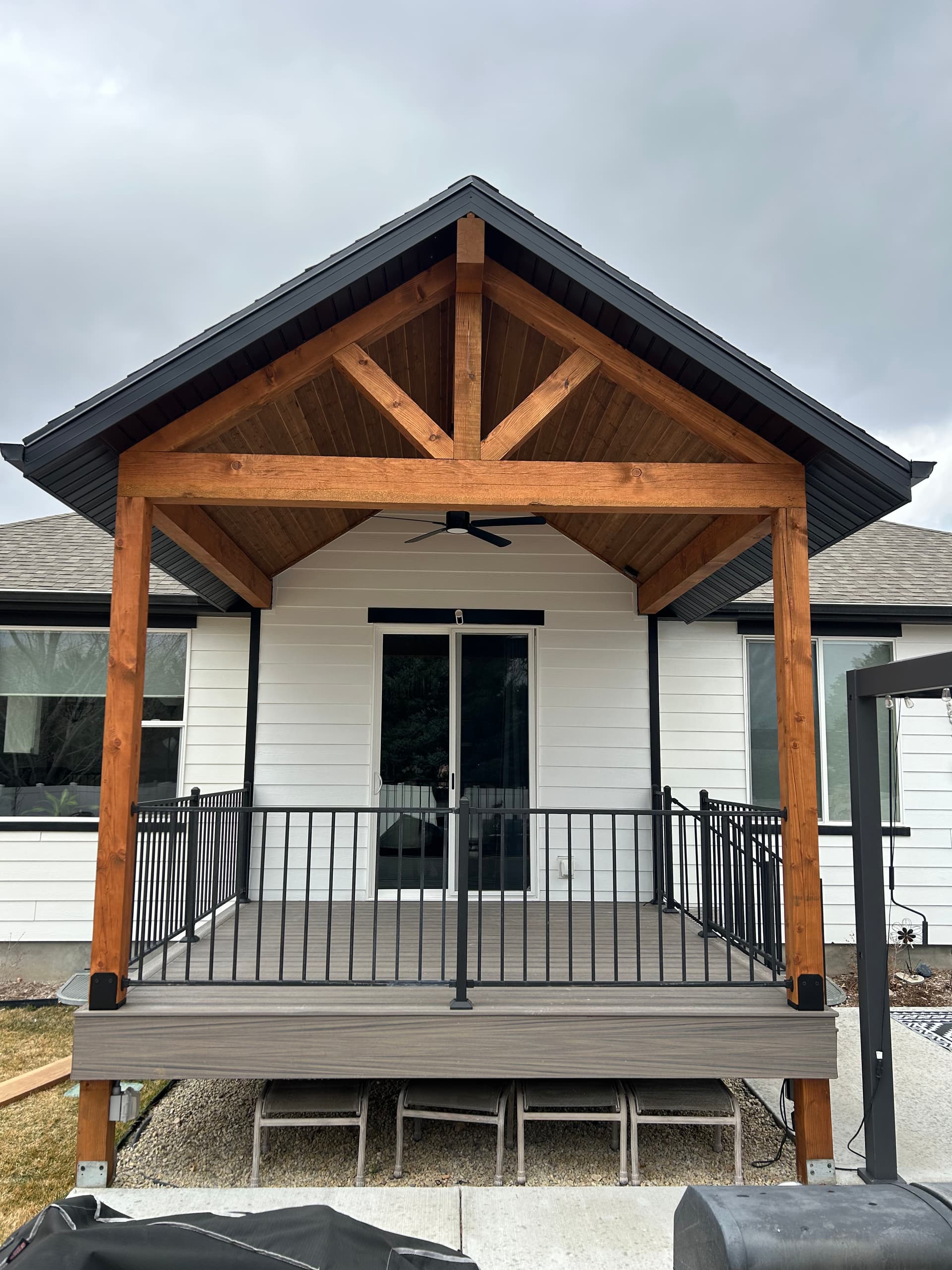 Covered Deck Installation in Herriman Utah