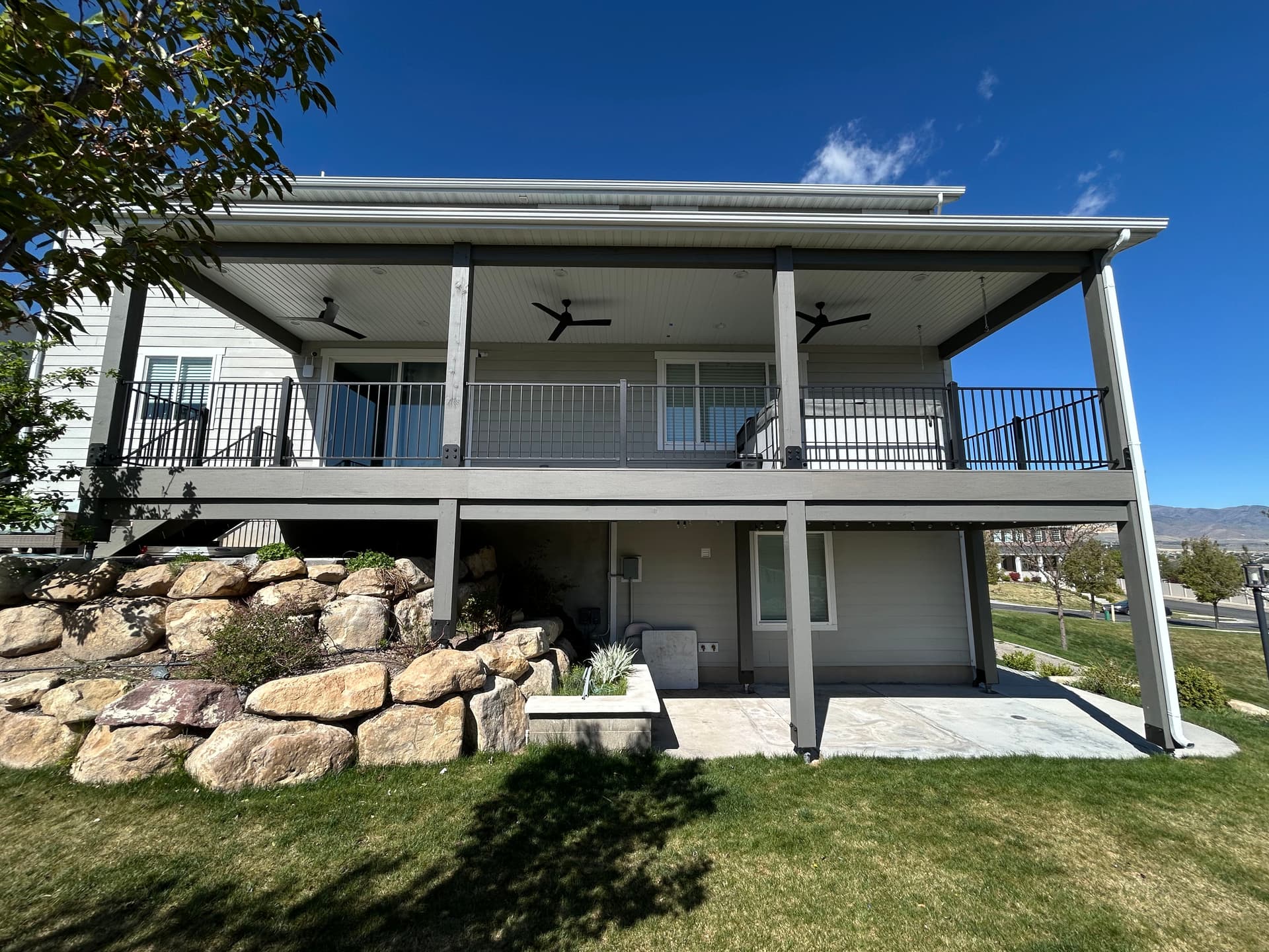 Gallery photos for Covered Deck Build That Beats the Utah Summer Heat: Image #1