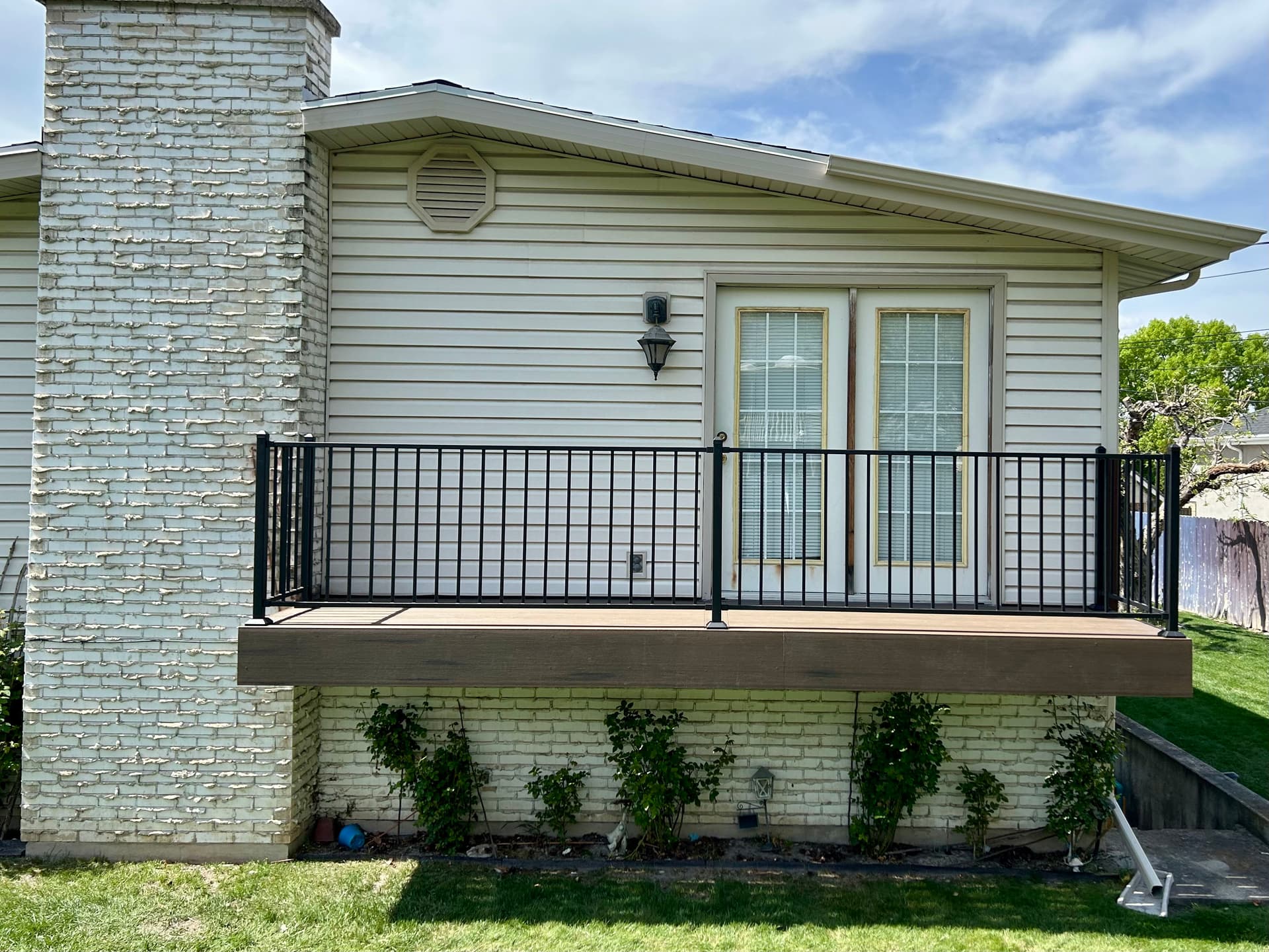 Gallery photos for Balcony Rebuild with TimberTech Deck and Fortress Railing: Image #1