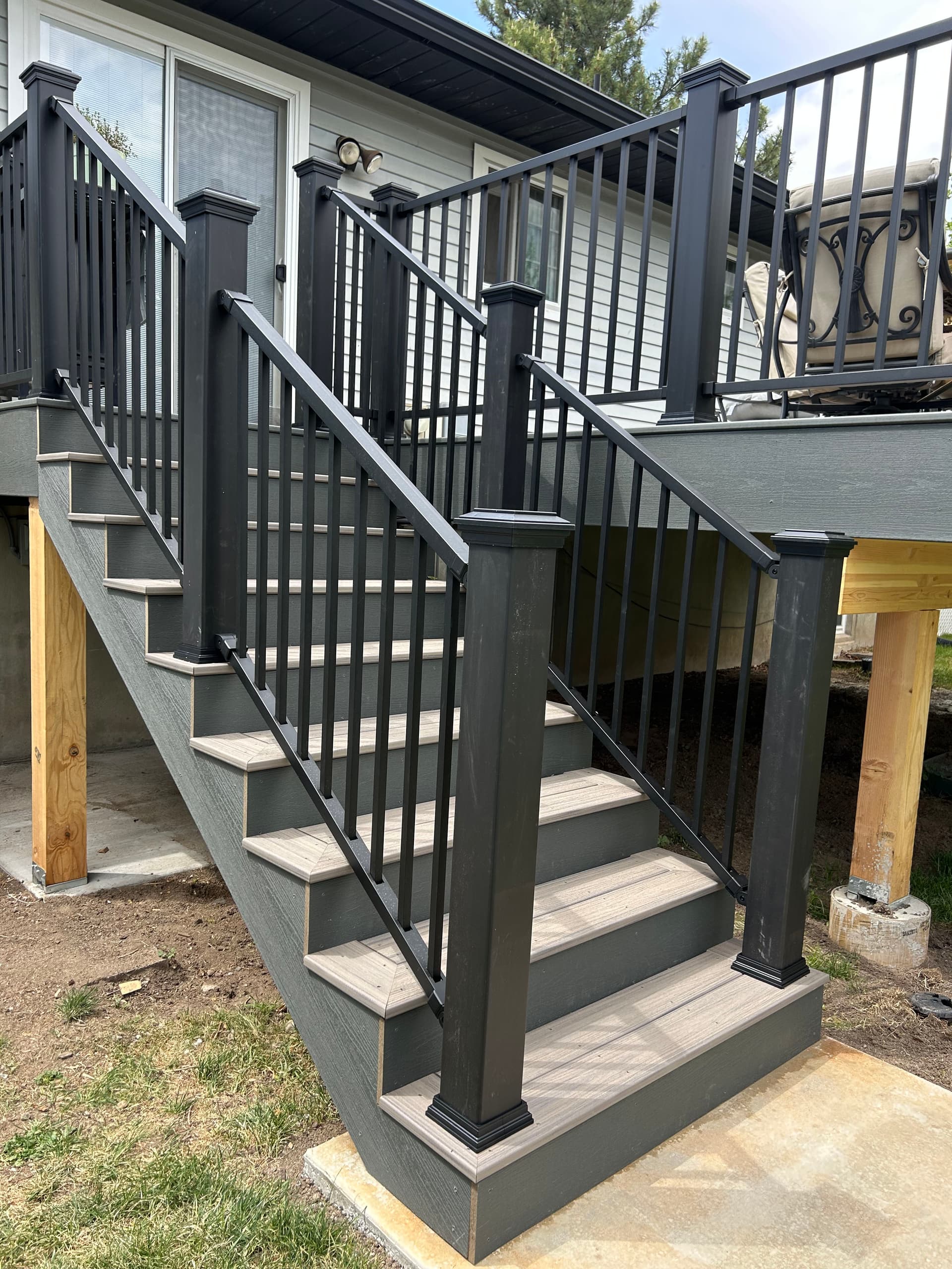 Gallery photos for Trex Deck Build with Aluminum Railings in Sandy UT: Image #5