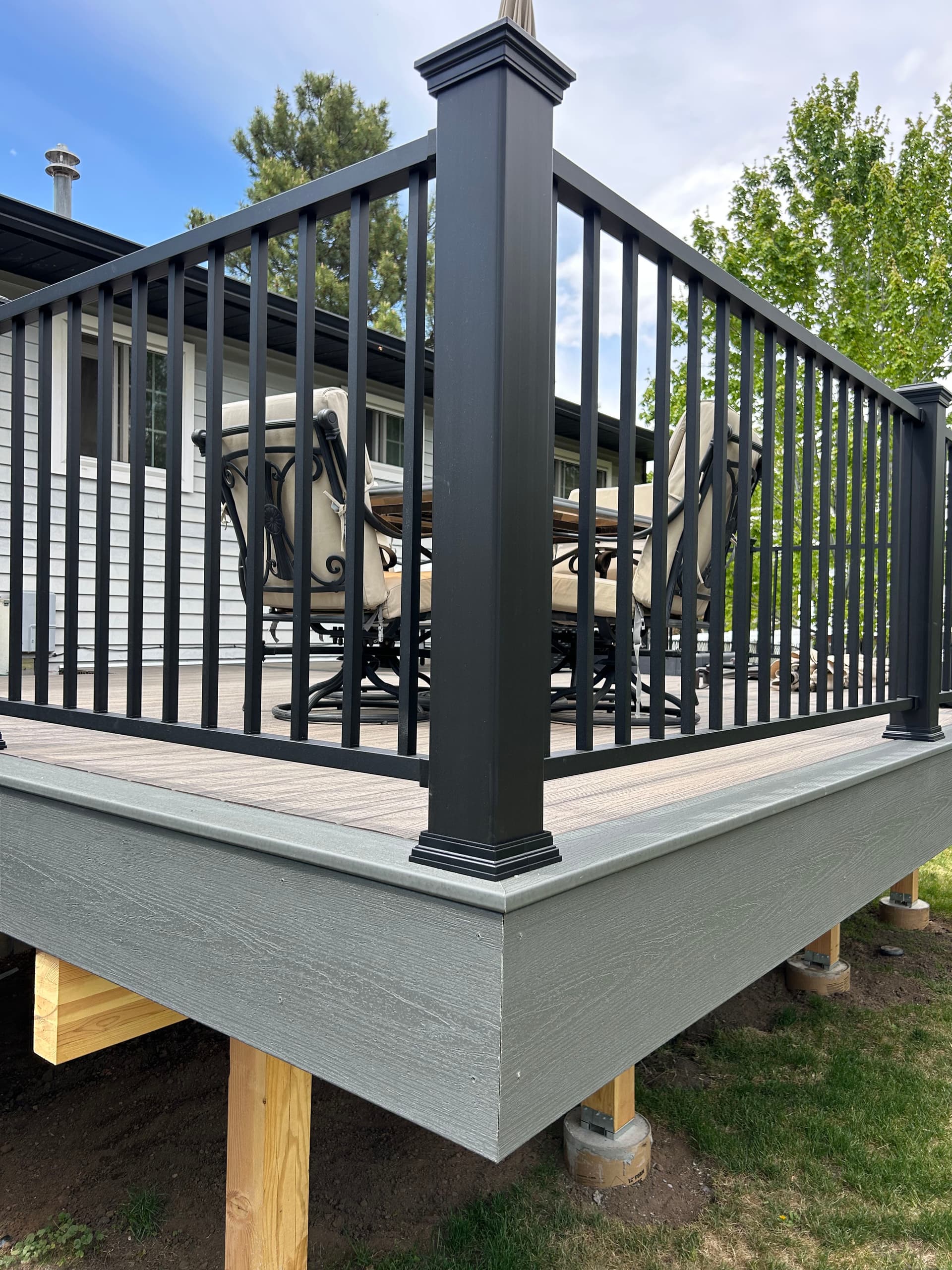 Gallery photos for Trex Deck Build with Aluminum Railings in Sandy UT: Image #3