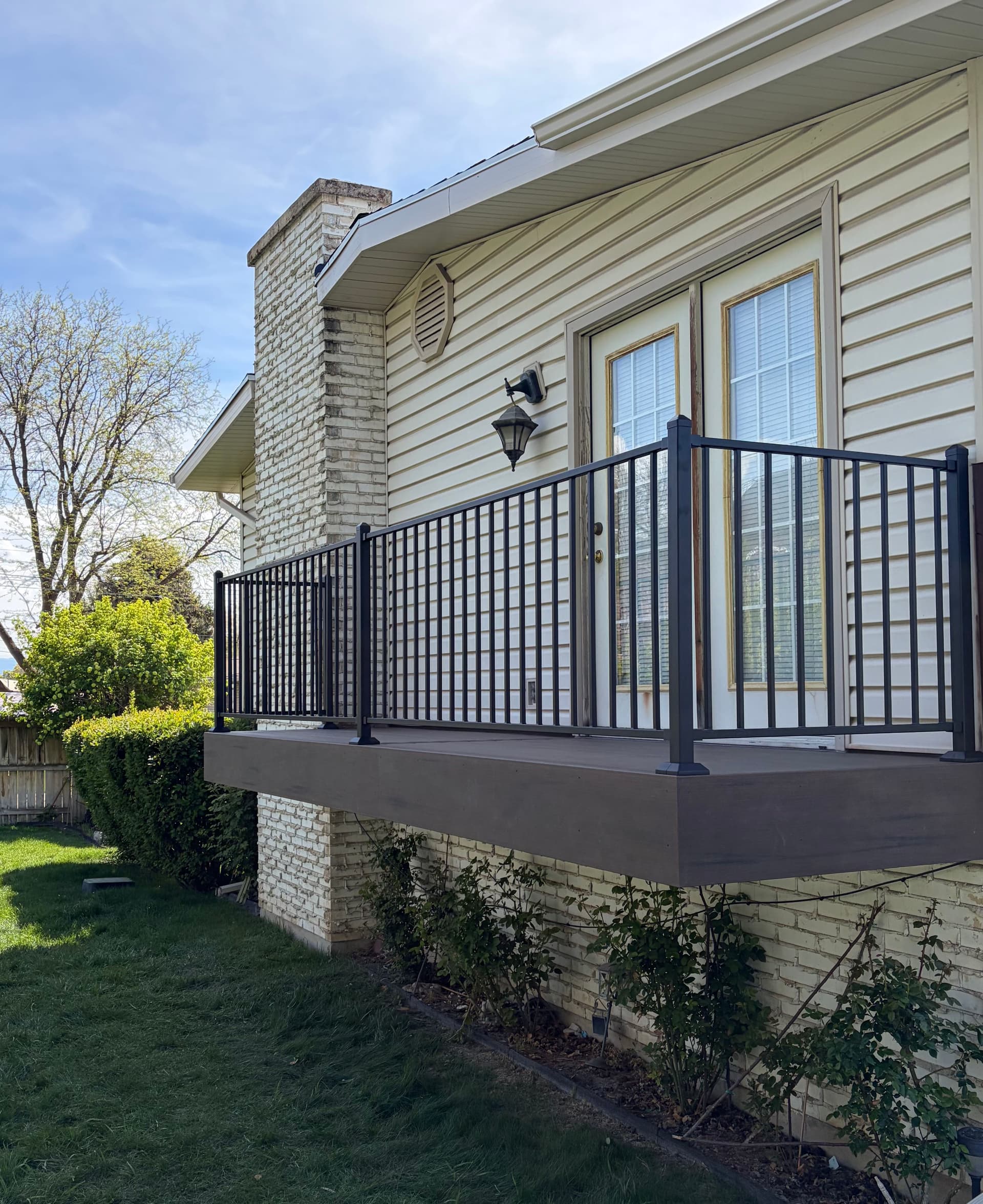 Balcony Rebuild with TimberTech Deck and Fortress Railing image