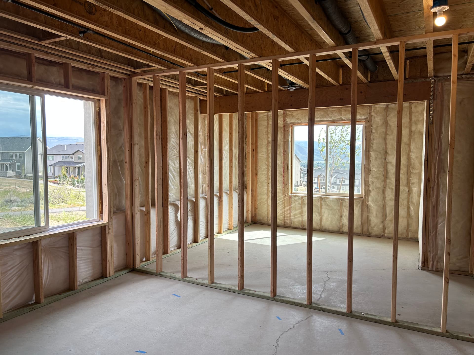 Gallery photos for Clean Basement Framing That Sets the Whole Finish Up Right: Image #2