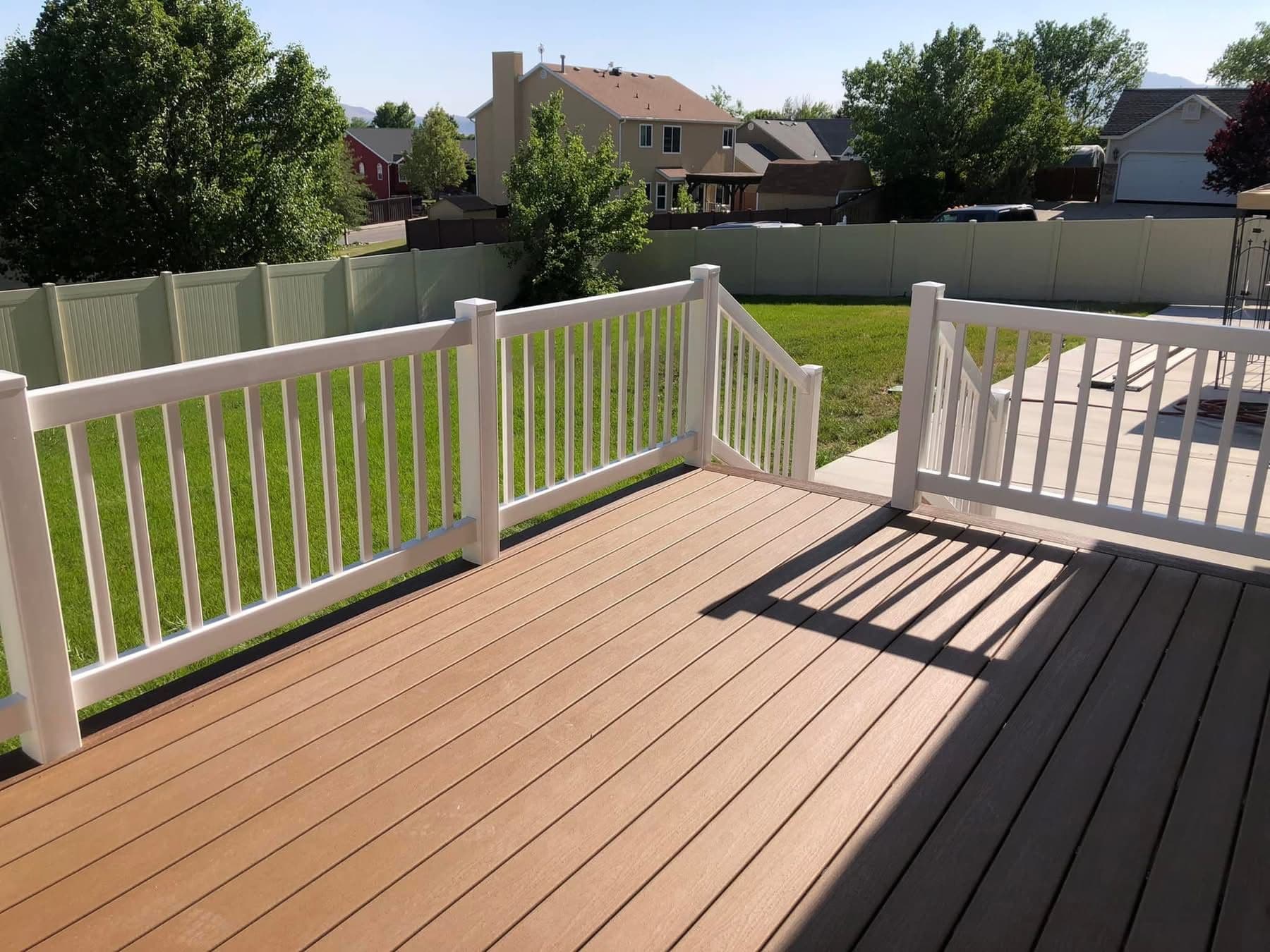 Gallery photos for A Simple and Affordable Backyard Deck: Image #3